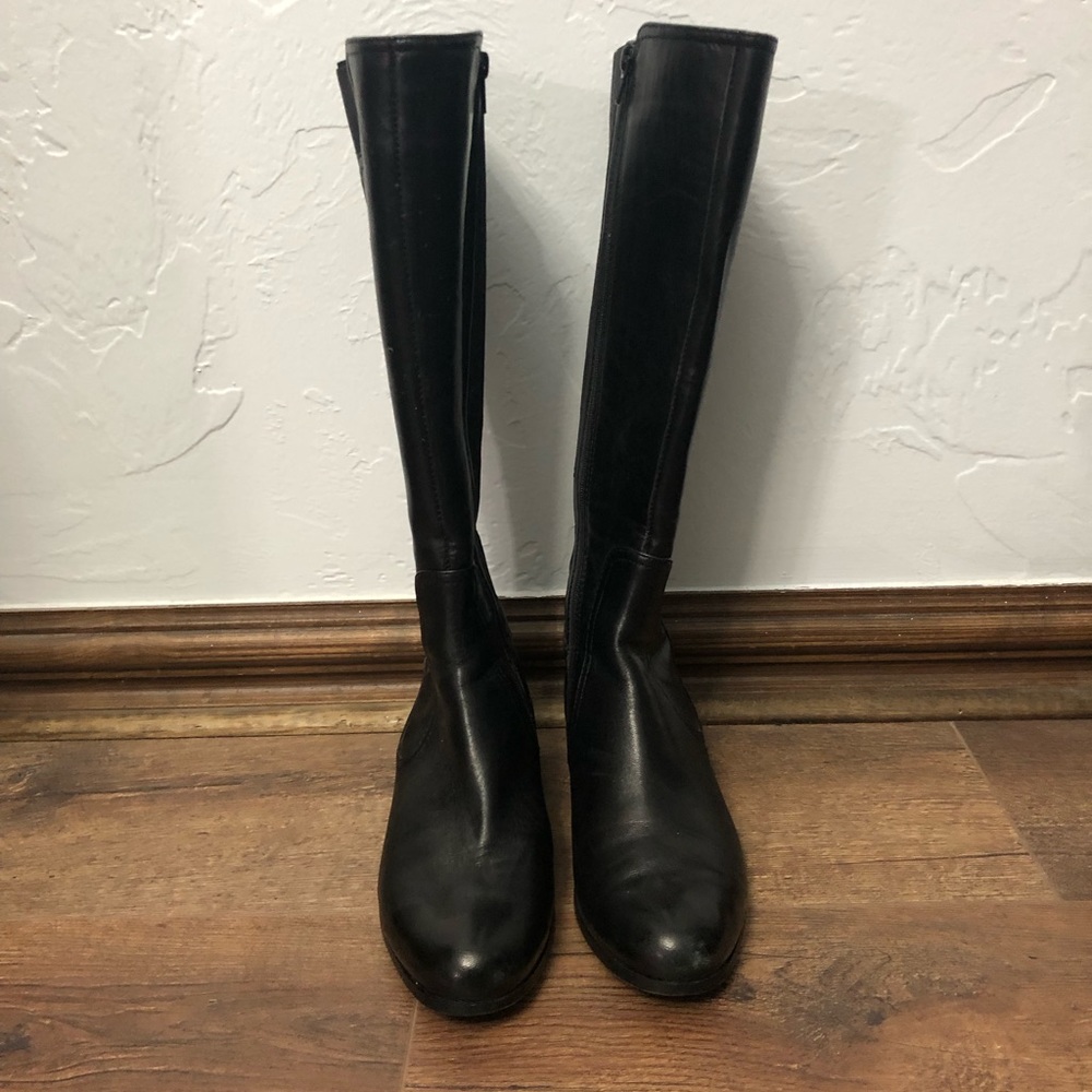 Vanelli Black leather Riding Boots